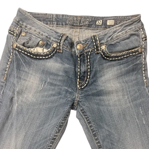 Miss Me denim brand Irene Boot Blue Jeans - Picture 3 of 7